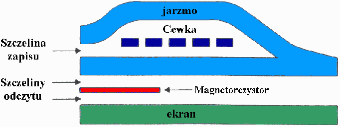 Przekroj przez glowice